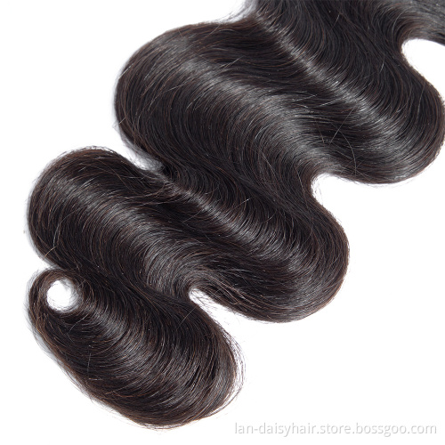 Wholesale  10A Grade Malaysian Body Wave Bundles Hair With All The Length  Non-Remy Human Hair  Free Shipping